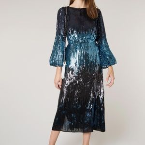 BRAND NEW Rixo London Ombré Sequin Dress